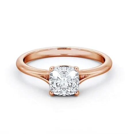 Cushion Diamond Floating Head Design Ring 9K Rose Gold Solitaire ENCU42_RG_THUMB2 