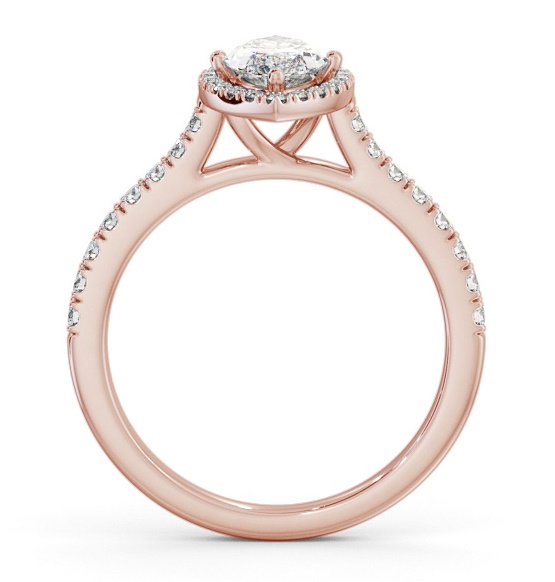 Halo Marquise Diamond Classic Engagement Ring 18K Rose Gold ENMA33_RG_THUMB1 