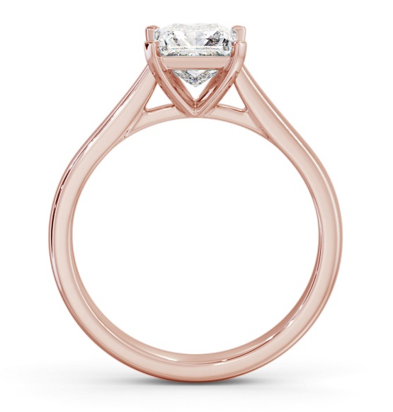 Princess Diamond Classic 4 Prong Ring 18K Rose Gold Solitaire ENPR82_RG_THUMB1 