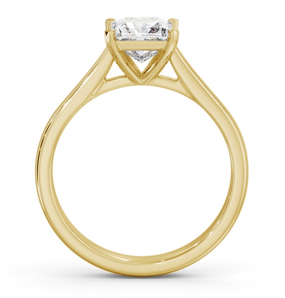 Princess Diamond Classic 4 Prong Ring 9K Yellow Gold Solitaire ENPR82_YG_THUMB1 