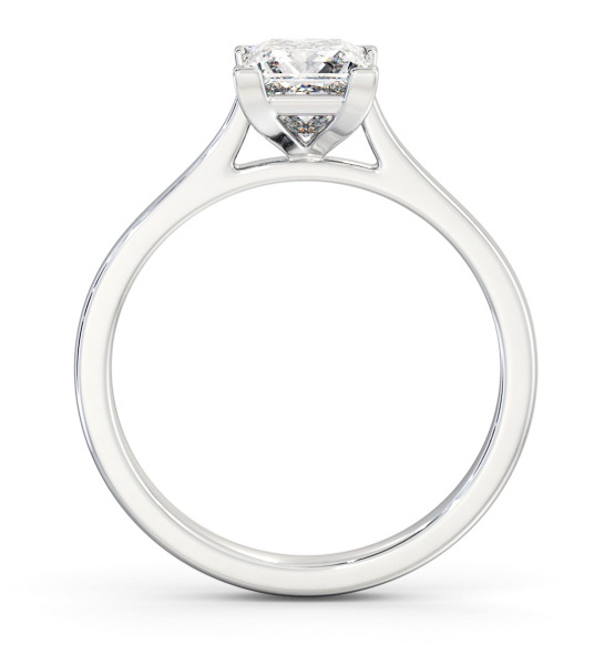 Princess Diamond Contemporary 4 Prong Ring Palladium Solitaire ENPR83_WG_THUMB1 