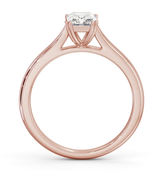 Radiant Diamond 8 Prong Engagement Ring 9K Rose Gold Solitaire ENRA29_RG_THUMB1 