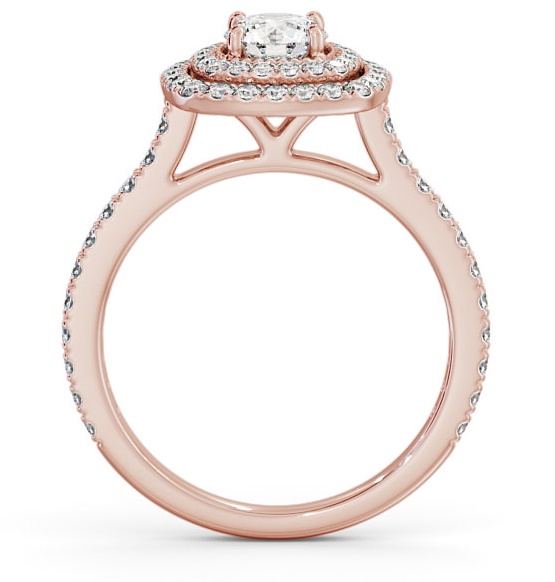 Double Halo Round Diamond Engagement Ring 18K Rose Gold ENRD160_RG_THUMB1 