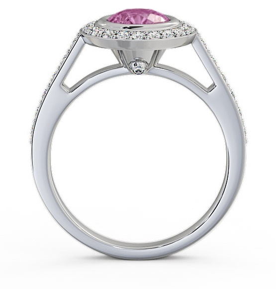 Halo Pink Sapphire and Diamond 1.36ct Ring 18K White Gold ENRD44GEM_WG_PS_THUMB1 