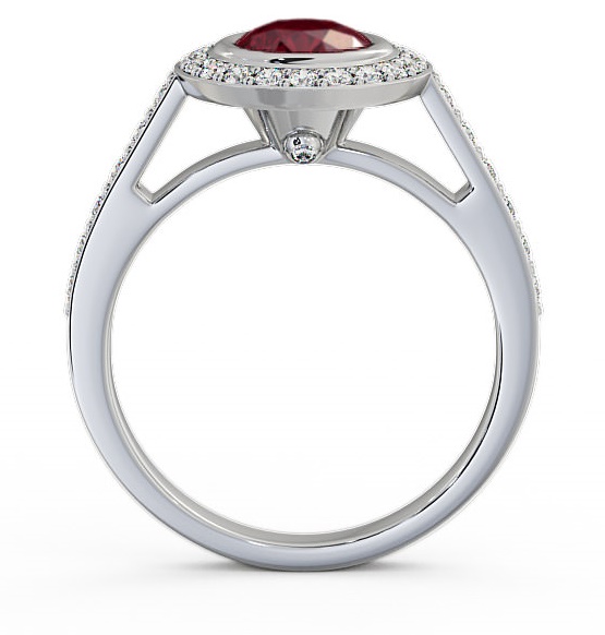 Halo Ruby and Diamond 1.36ct Ring 18K White Gold ENRD44GEM_WG_RU_THUMB1 