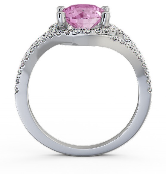 Halo Pink Sapphire and Diamond 1.94ct Ring 18K White Gold ENRD60GEM_WG_PS_THUMB1 