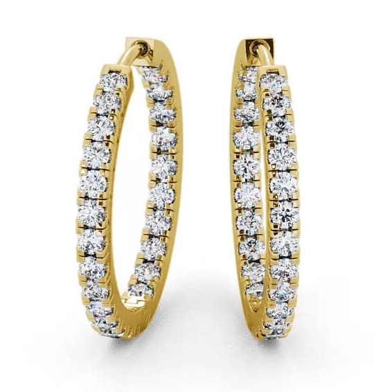 Hoop Round Diamond Earrings 9K Yellow Gold ERG25_YG_thumb1.jpg