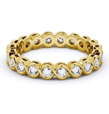 Full Eternity Round Diamond Open Bezel Ring 9K Yellow Gold FE27_YG_thumb1.jpg