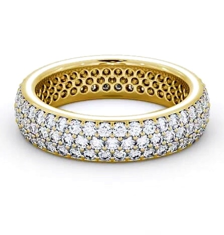 Full Eternity 1.20ct Round Diamond Pave Ring 9K Yellow Gold FE44_YG_THUMB2 