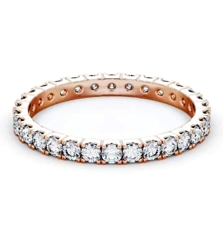 Full Eternity Round Diamond Ring 9K Rose Gold FE64_RG_THUMB1