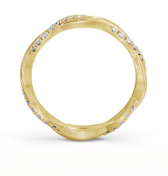 Full Eternity 0.30ct Infinity Design Diamond Ring 18K Yellow Gold FE67_YG_THUMB1 