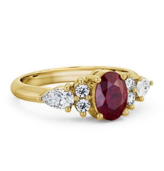 Ruby and Diamond 1.42ct Ring 9K Yellow Gold GEM2_YG_RU_THUMB1