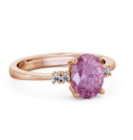 Pink Sapphire and Diamond 1.61ct Ring 9K Rose Gold GEM3_RG_PS_THUMB1