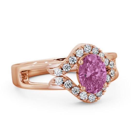 Pink Sapphire and Diamond 1.18ct Ring 18K Rose Gold GEM4_RG_PS_THUMB1