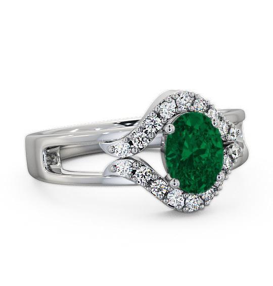 Emerald and Diamond 1.03ct Ring Platinum GEM4_WG_EM_THUMB1