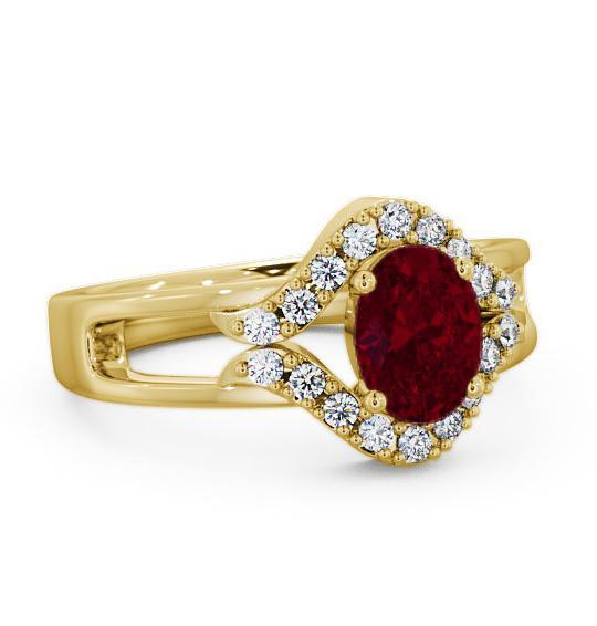 Ruby and Diamond 1.18ct Ring 9K Yellow Gold GEM4_YG_RU_THUMB1