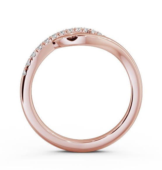 Half Eternity 0.12ct Round Overlapping Design Ring 18K Rose Gold HE22_RG_THUMB1 