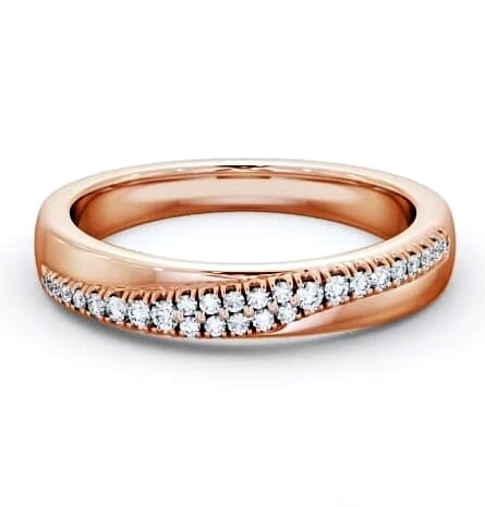 Half Eternity 0.13ct Round Diamond Ring 9K Rose Gold HE27_RG_THUMB1