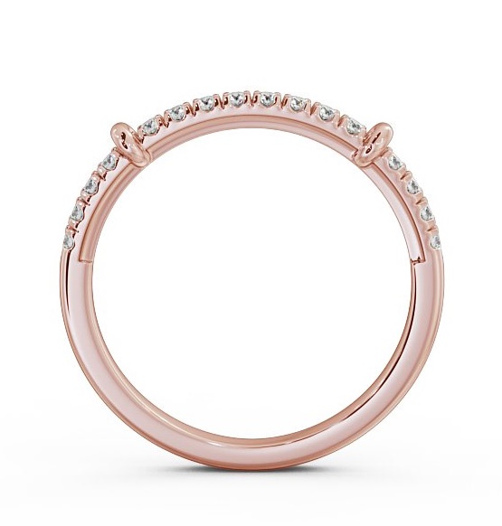 Half Eternity Round Diamond Ring 9K Rose Gold HE36_RG_THUMB1 