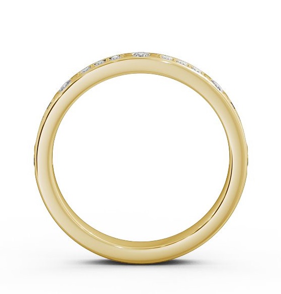 Half Eternity 0.28ct Round Diamond Channel Flush Ring 18K Yellow Gold HE44_YG_THUMB1 