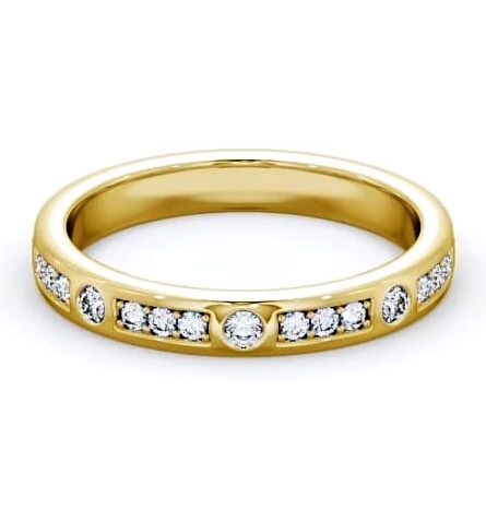 Half Eternity 0.28ct Round Diamond Channel Flush Ring 18K Yellow Gold HE44_YG_THUMB2 