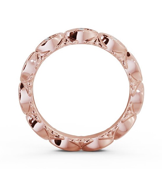 Half Eternity 0.10ct Round Diamond Ring 18K Rose Gold HE49_RG_THUMB1 