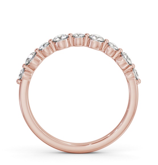 Half Eternity 0.45ct Round Diamond Ring 9K Rose Gold HE77_RG_THUMB1 