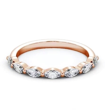 Half Eternity 0.35ct Marquise Diamond Ring 18K Rose Gold HE82_RG_THUMB1