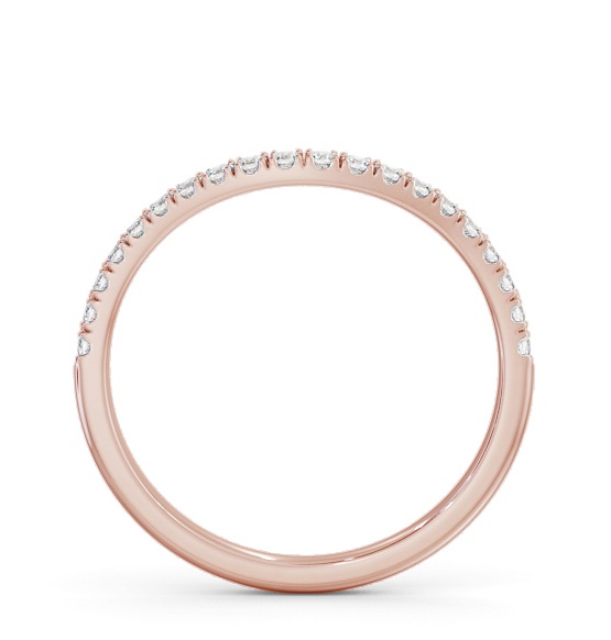 Half Eternity Round Diamond Curved Ring 18K Rose Gold HE83_RG_THUMB1 