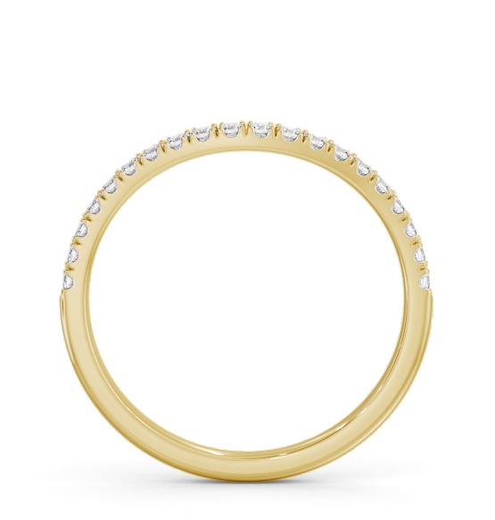 Half Eternity Round Diamond Curved Ring 18K Yellow Gold HE83_YG_THUMB1 