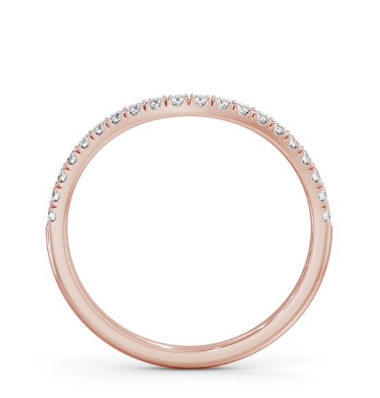 Half Eternity Round Diamond Curved Ring 18K Rose Gold HE84_RG_THUMB1 