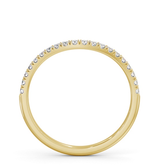 Half Eternity Round Diamond Curved Ring 9K Yellow Gold HE84_YG_THUMB1 