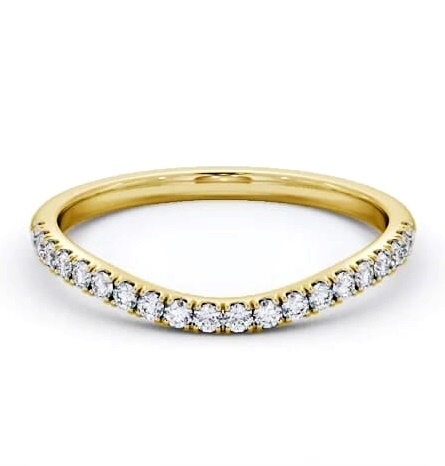 Half Eternity Round Diamond Curved Ring 9K Yellow Gold HE84_YG_THUMB2 