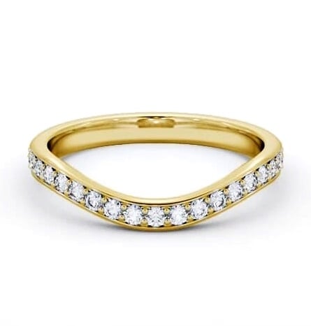 Half Eternity Round Diamond Curved Ring 9K Yellow Gold HE87_YG_THUMB1