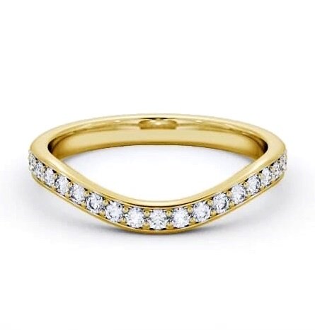 Half Eternity Round Diamond Curved Ring 9K Yellow Gold HE87_YG_THUMB2 