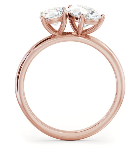 Toi et Moi Pear and Round Diamond Ring Set in 18K Rose Gold tw11_rg_thumb1 