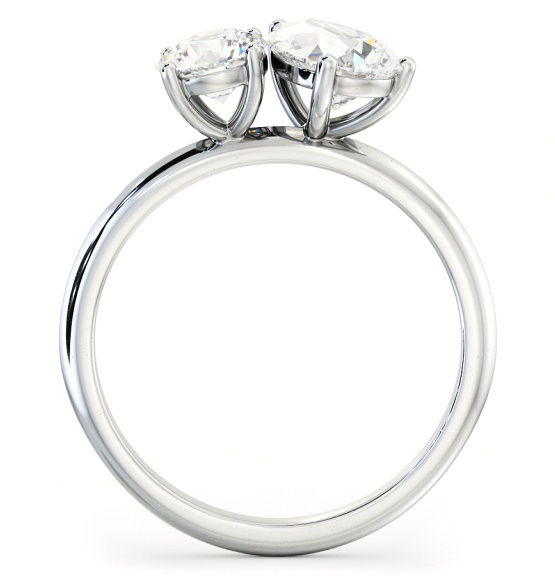 Toi et Moi Pear and Round Diamond Ring Set in 18K White Gold tw11_wg_thumb1 