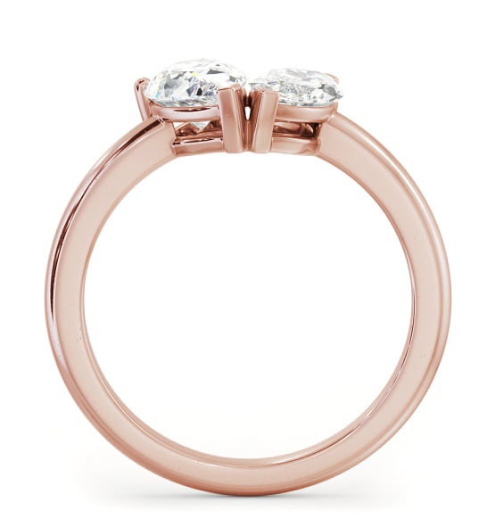 Toi et Moi Pear and Marquise Diamond Ring Set in 18K Rose Gold tw12_rg_thumb1 