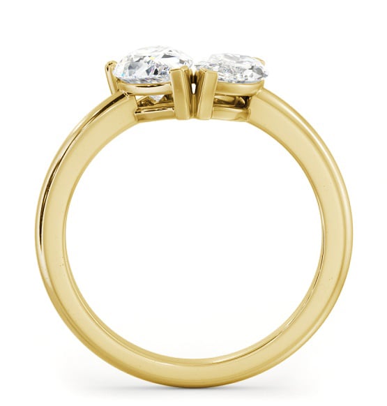 Toi et Moi Pear and Marquise Diamond Ring Set in 9K Yellow Gold tw12_yg_thumb1 