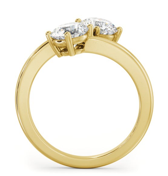 Toi et Moi Round Diamond Ring Set in 9K Yellow Gold tw13_yg_thumb1 