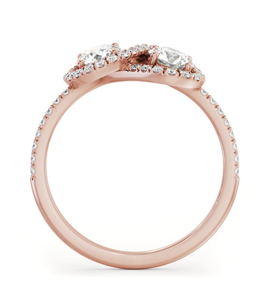 Toi et Moi Round Diamond Halo Ring Set in 18K Rose Gold tw19_rg_thumb1 