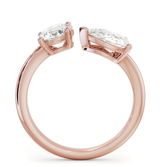 Toi et Moi Pear and Round Diamonds Set in 18K Rose Gold tw1_rg_thumb1 