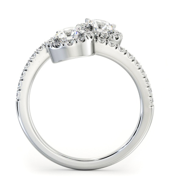 Toi et Moi Round Diamond Halo Ring Set in 18K White Gold tw20_wg_thumb1 