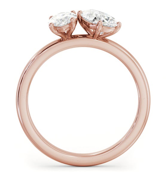 Toi et Moi Pear and Marquise Diamond Ring Set in 18K Rose Gold tw4_rg_thumb1 