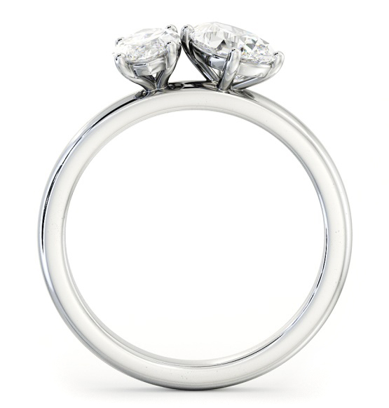 Toi et Moi Pear and Marquise Diamond Ring Set in Platinum tw4_wg_thumb1 