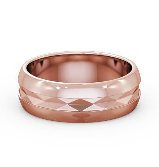 Mens Patterned Wedding Ring 18K Rose Gold WBM24_RG_thumb1.jpg