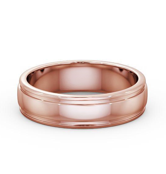 Mens Grooved Wedding Ring 18K Rose Gold WBM26_RG_thumb1.jpg